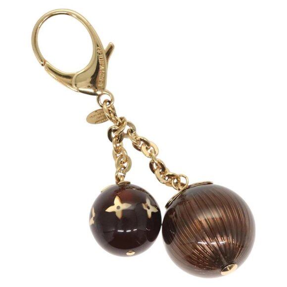 LOUIS VUITTON Monogram Balls Charm metal Brown - Picture 1 of 13